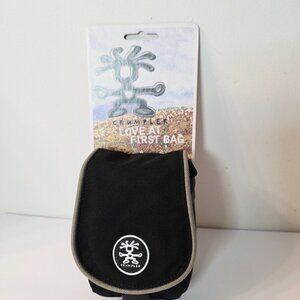 Crumpler Baby Scarer (S) Black Camera or Stuff Crossbody Accessory Bag